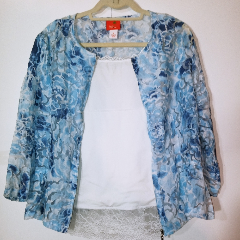 Hearts Of Palms Jacket sz M